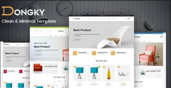 Vina Dongky - Clean Minimal VirtueMart Joomla Template